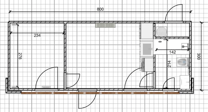 schema bungalow sur mesure